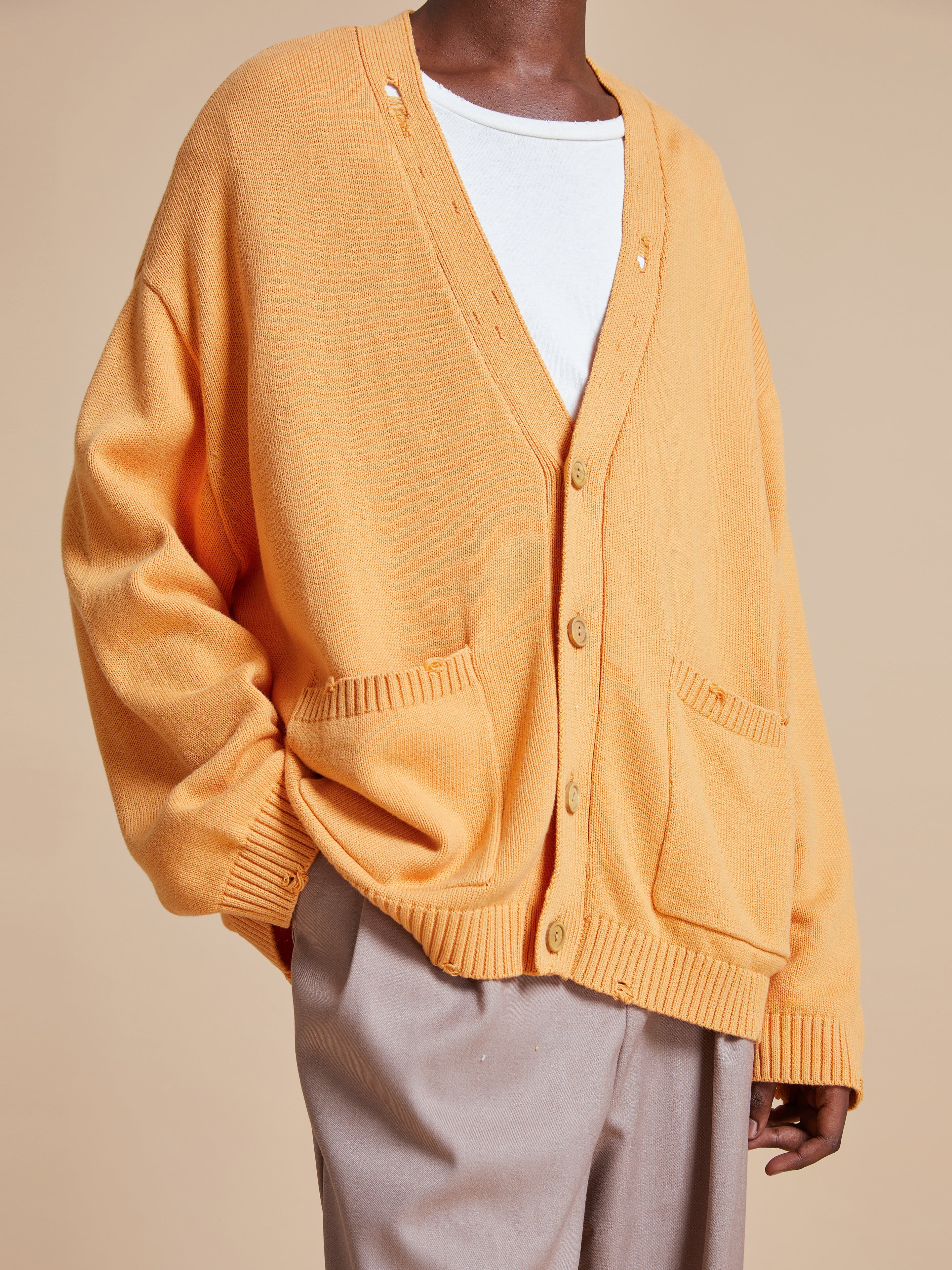 Cadmium Distressed Cardigan - Image 4