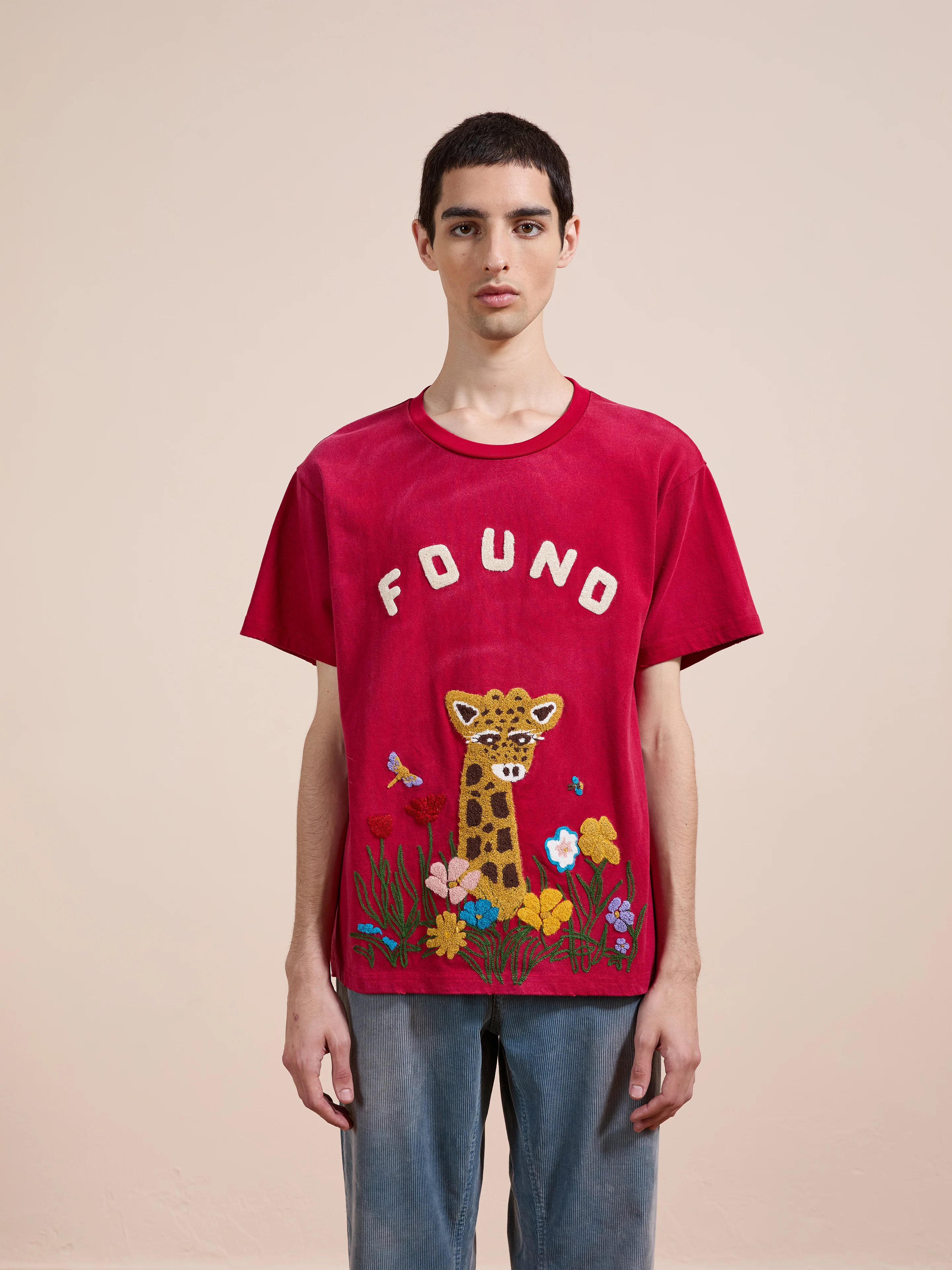 Embroidered Wildlife Tee