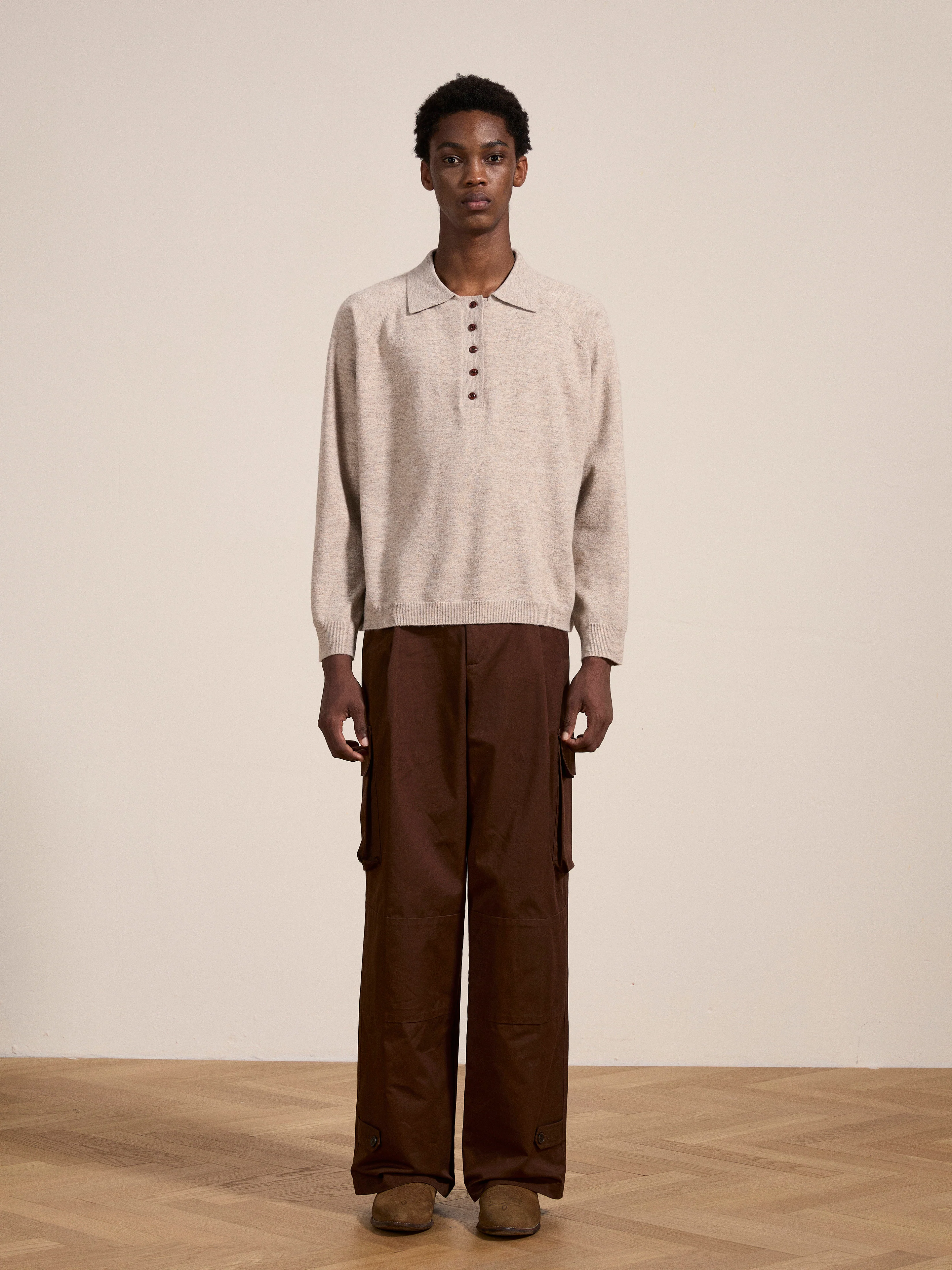 Hay Collared Knit Henley - Image 2