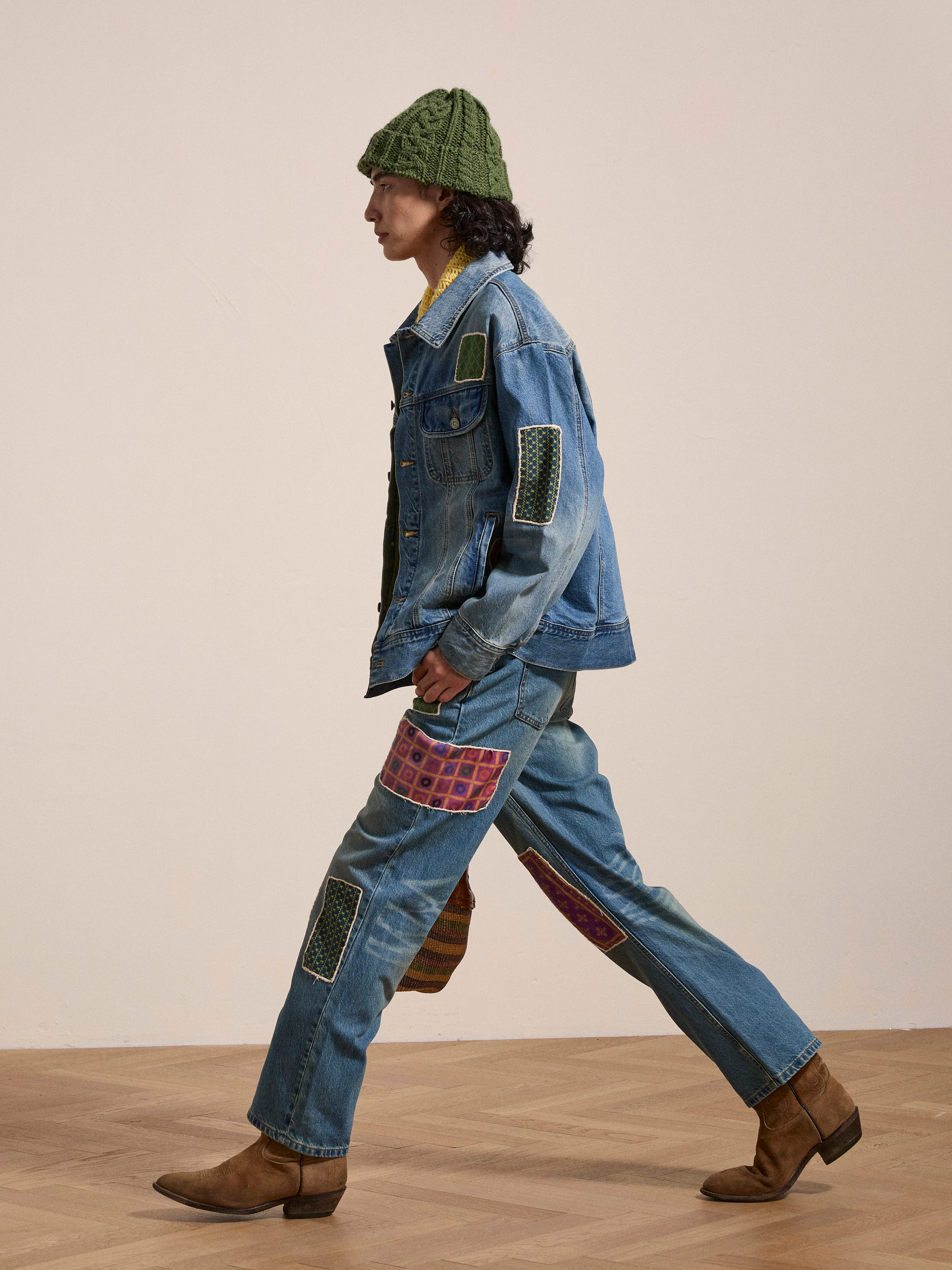 Kantha Patchwork Jeans - Image 7