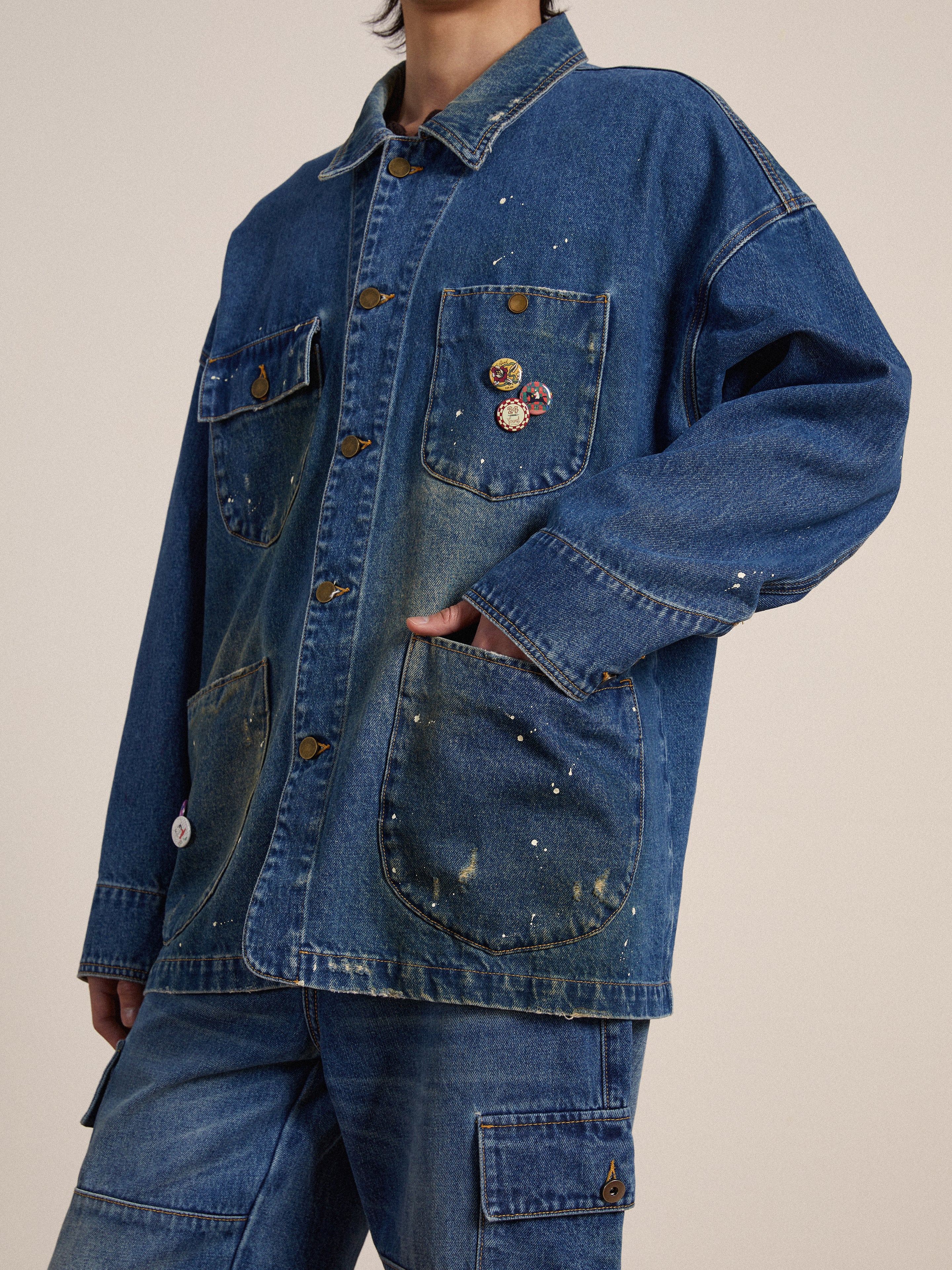 Kavir Denim Painter Jacket - Image 4