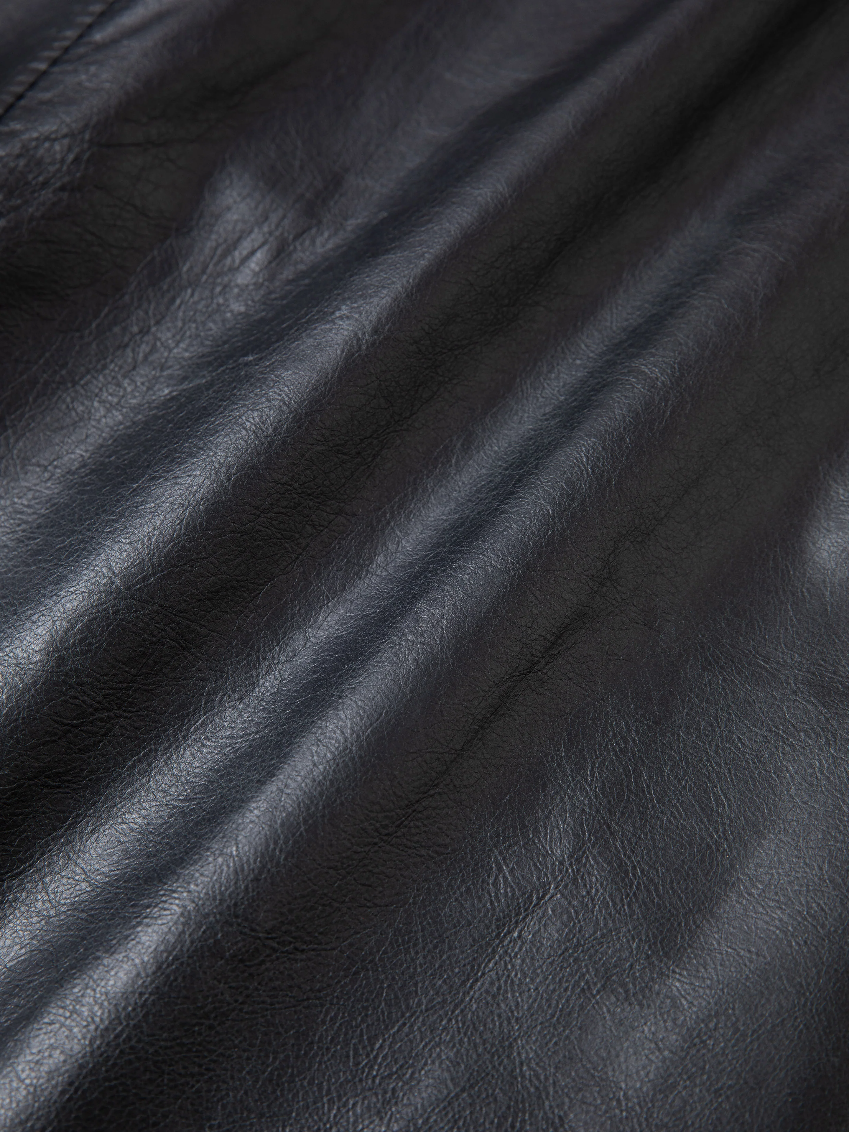 Leather Trucker Jacket - Image 11