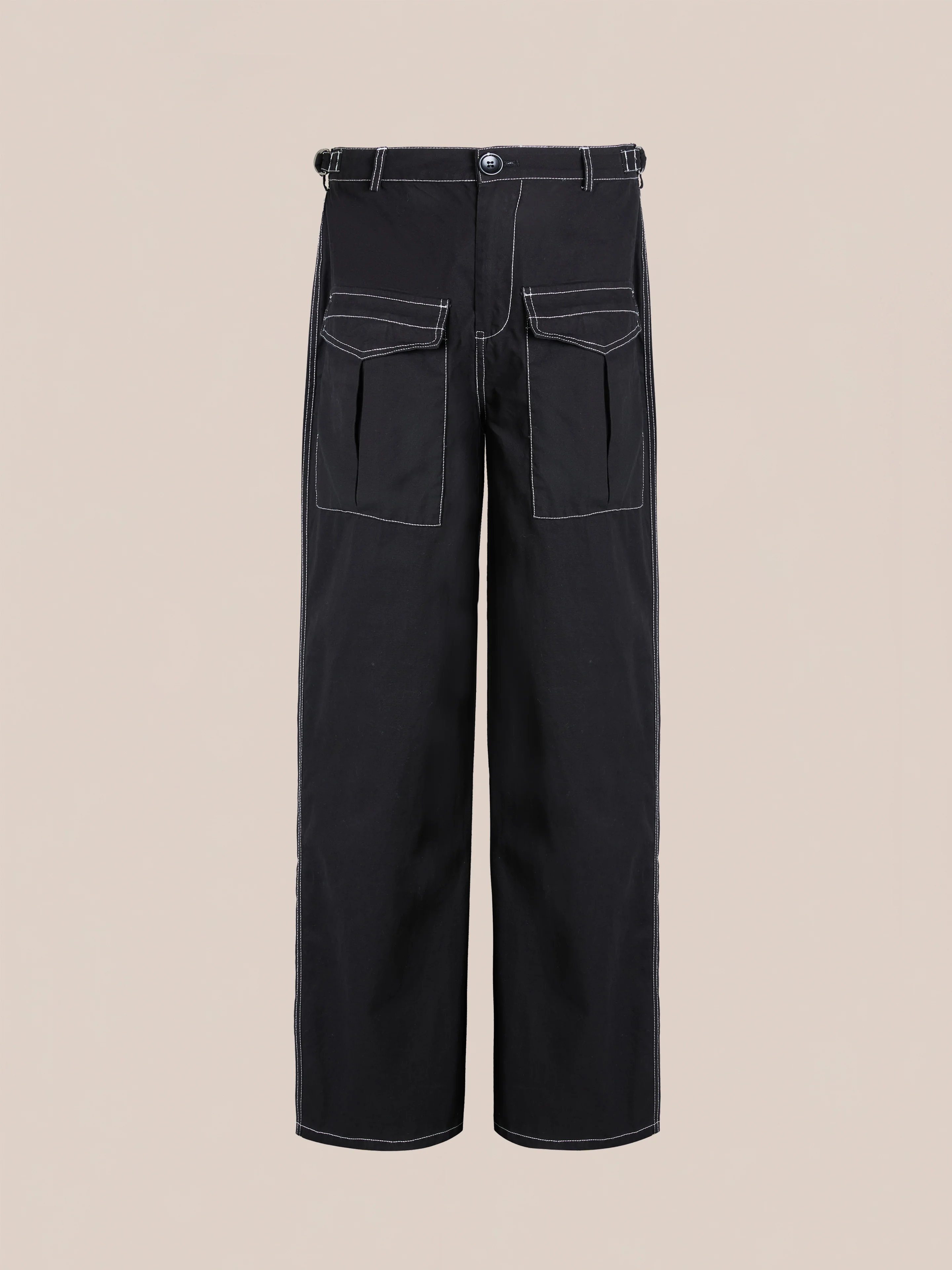 Lucca Black Contrast Pocket Pants - Image 5