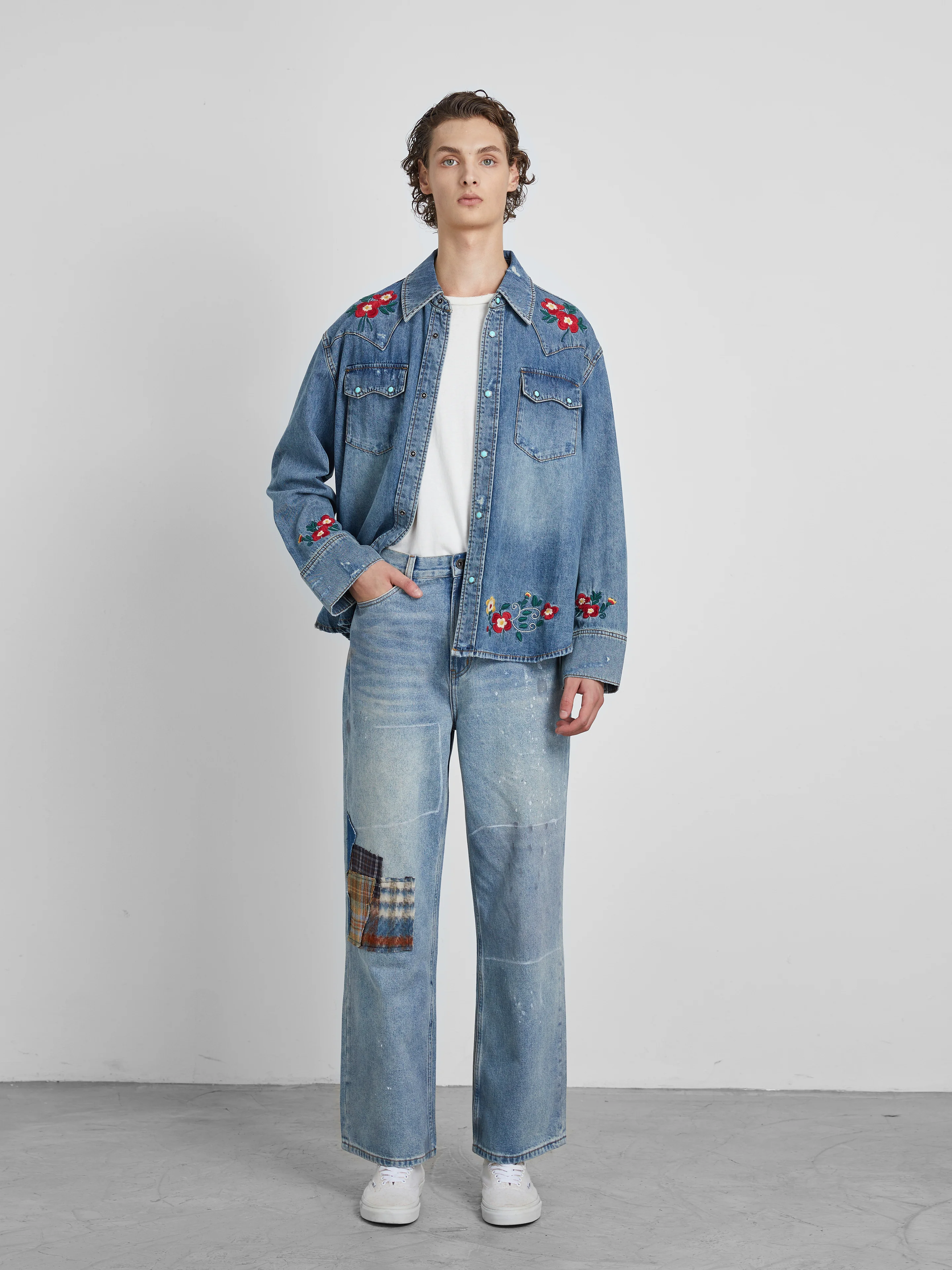 Mix Patch Jeans - Image 2