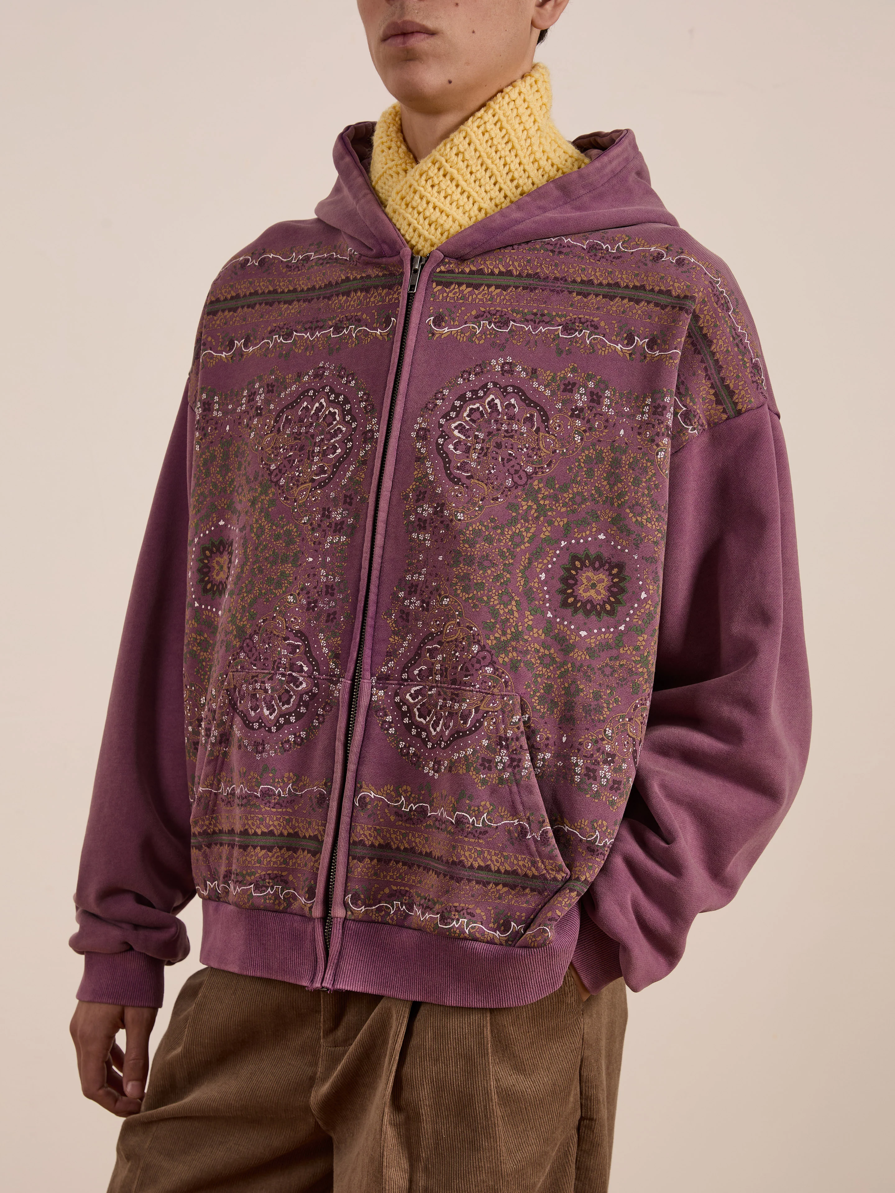 Motif Zip-Up Hoodie - Image 2