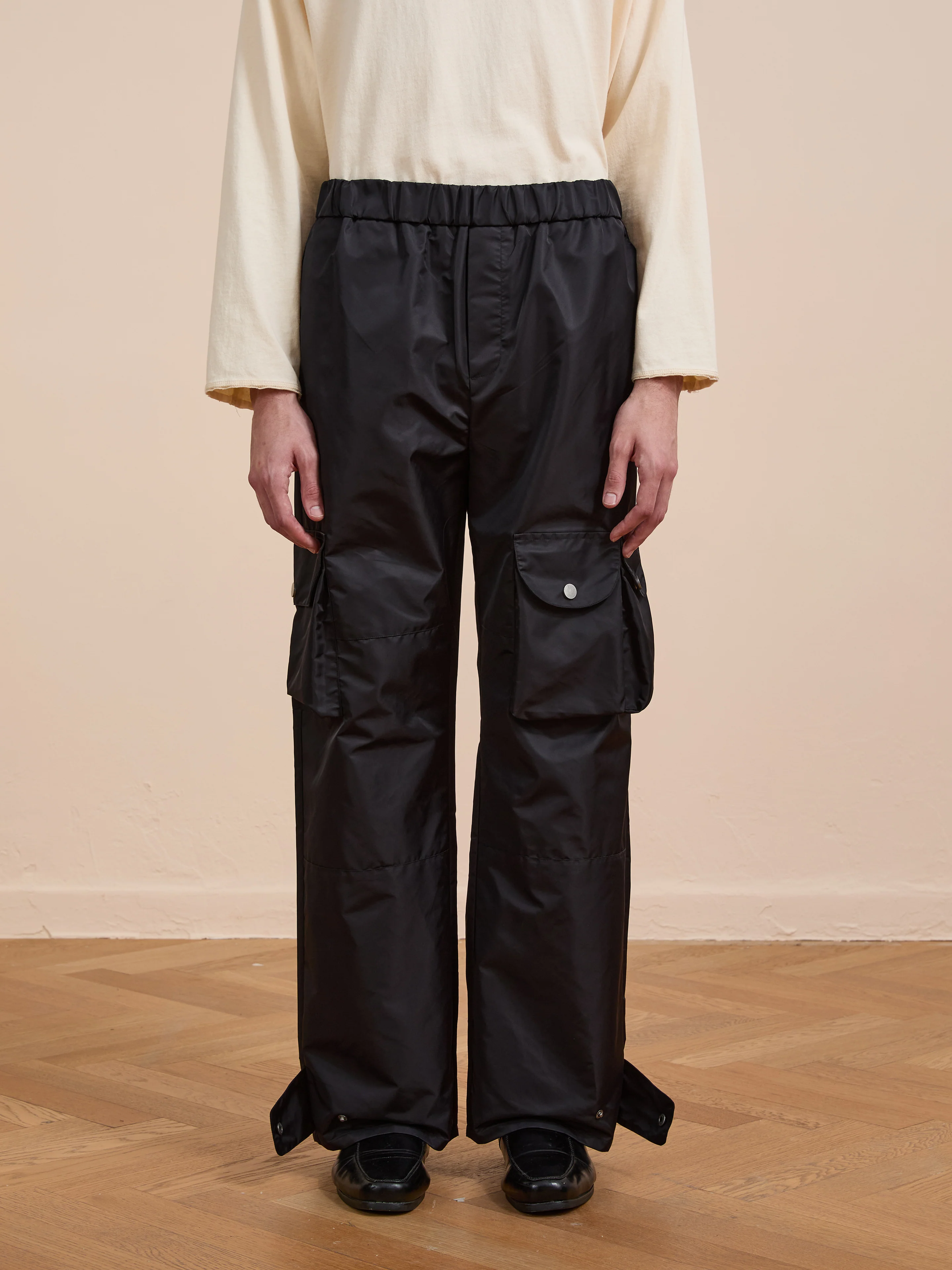 Nylon Cargo Pants