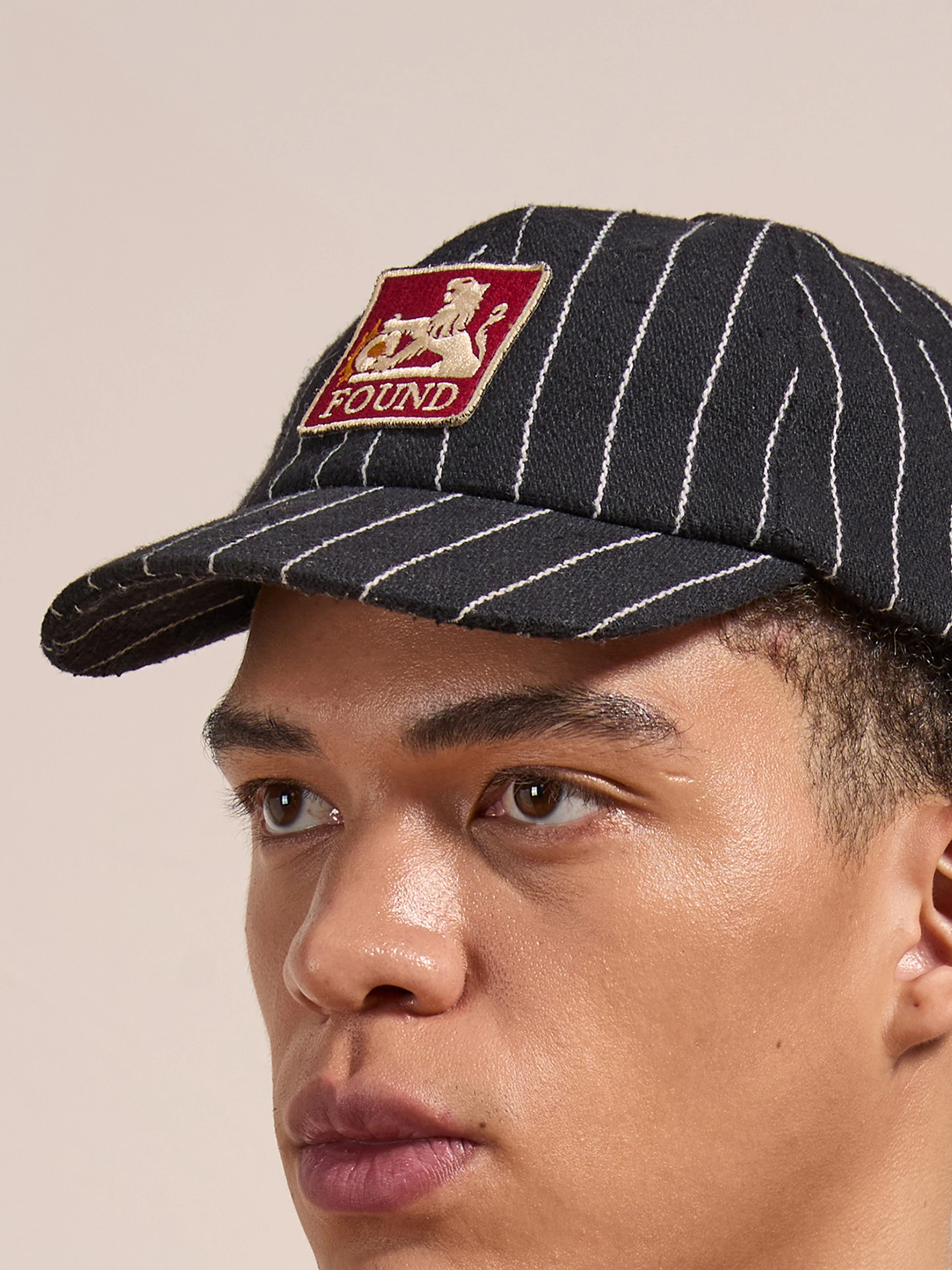 Pinstripe Lion Cap - Image 2