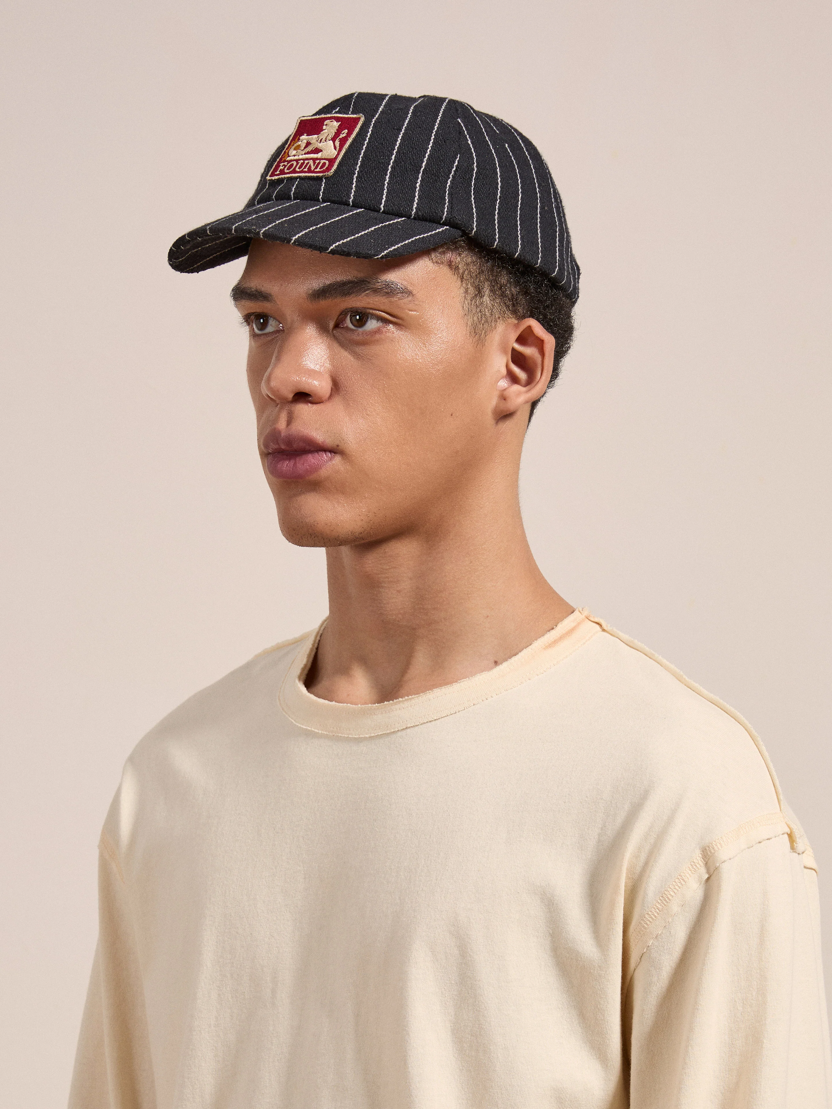 Pinstripe Lion Cap - Image 6