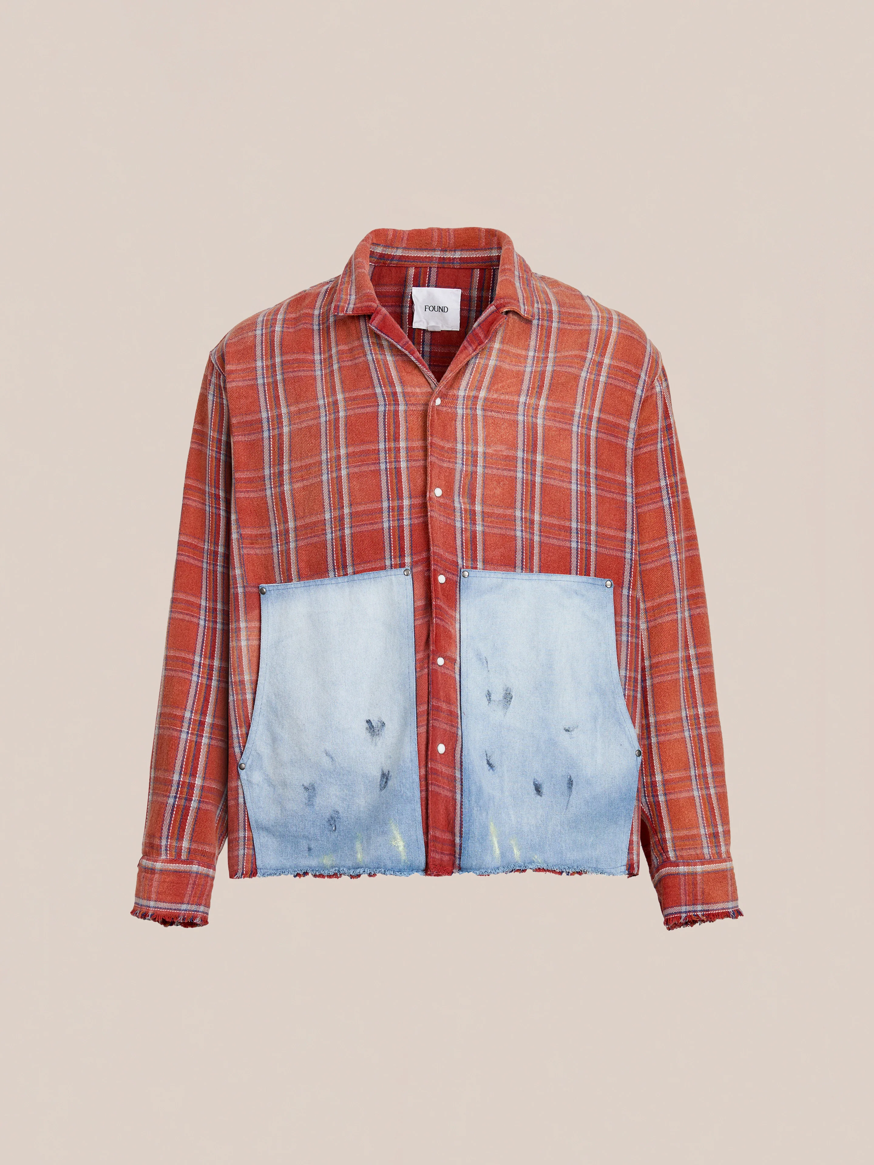 Plaid Denim Shirt - Image 6
