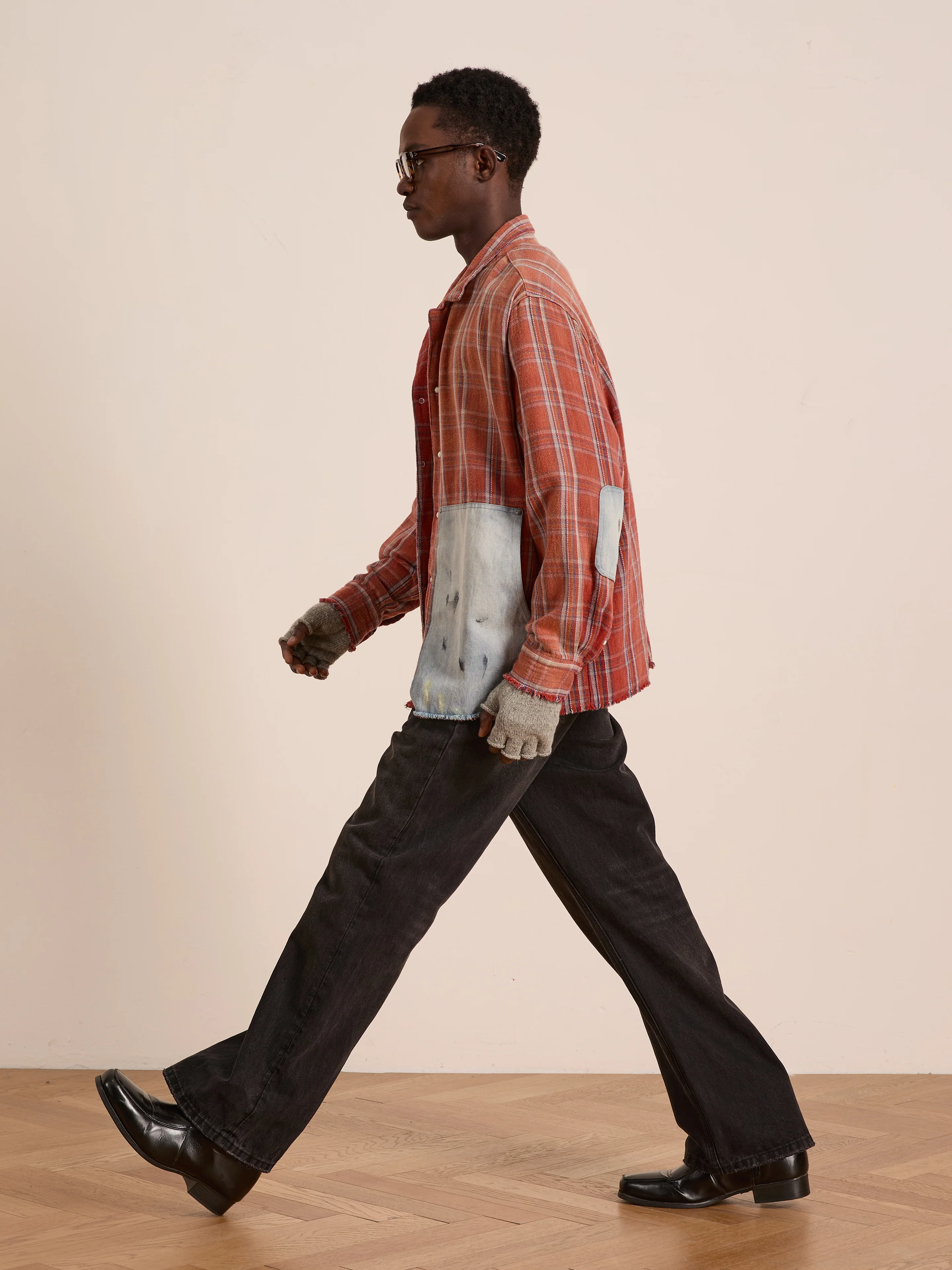 Plaid Denim Shirt - Image 8