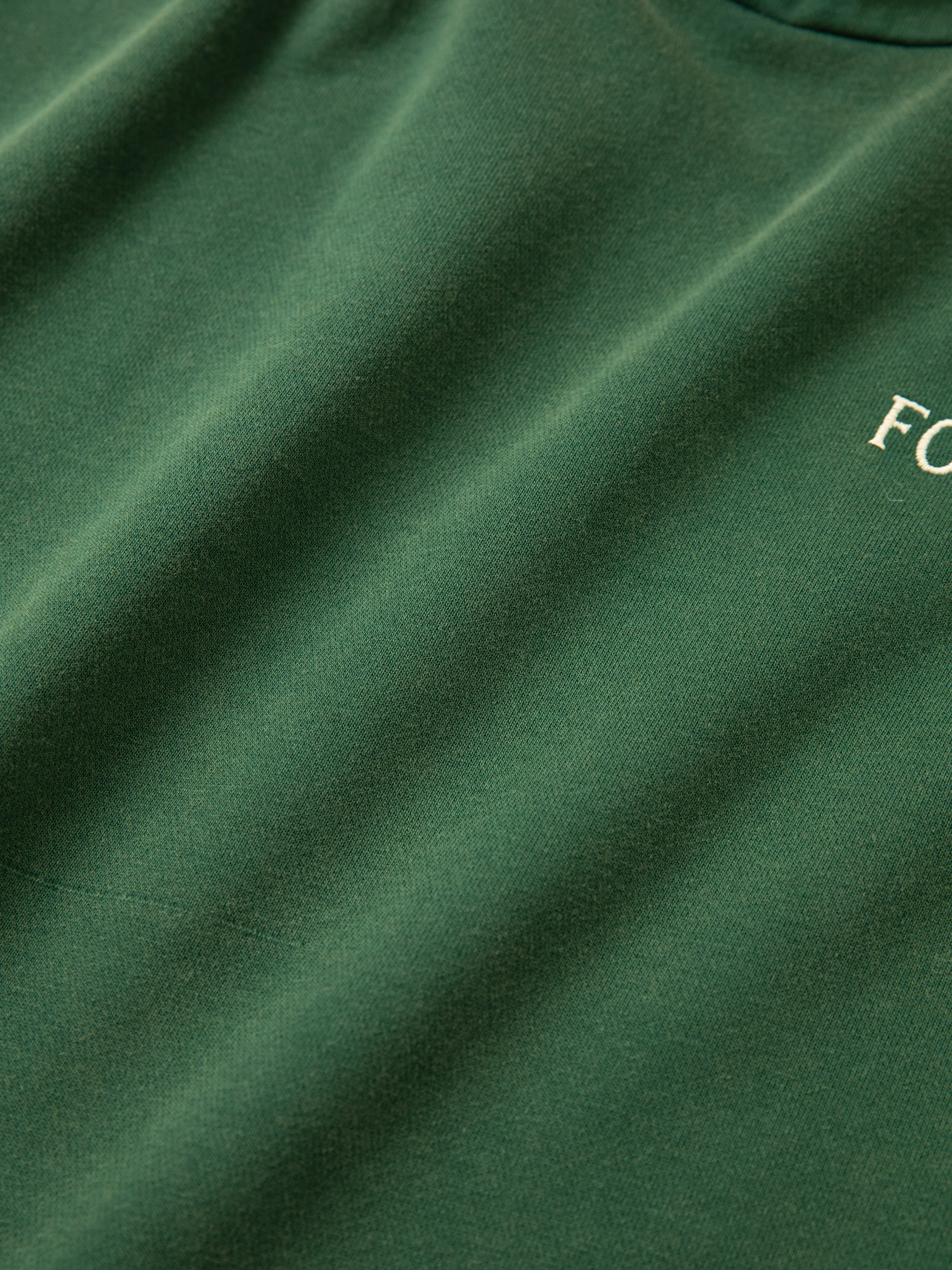 Stitched Border Distressed  Logo Hoodie - Image 10
