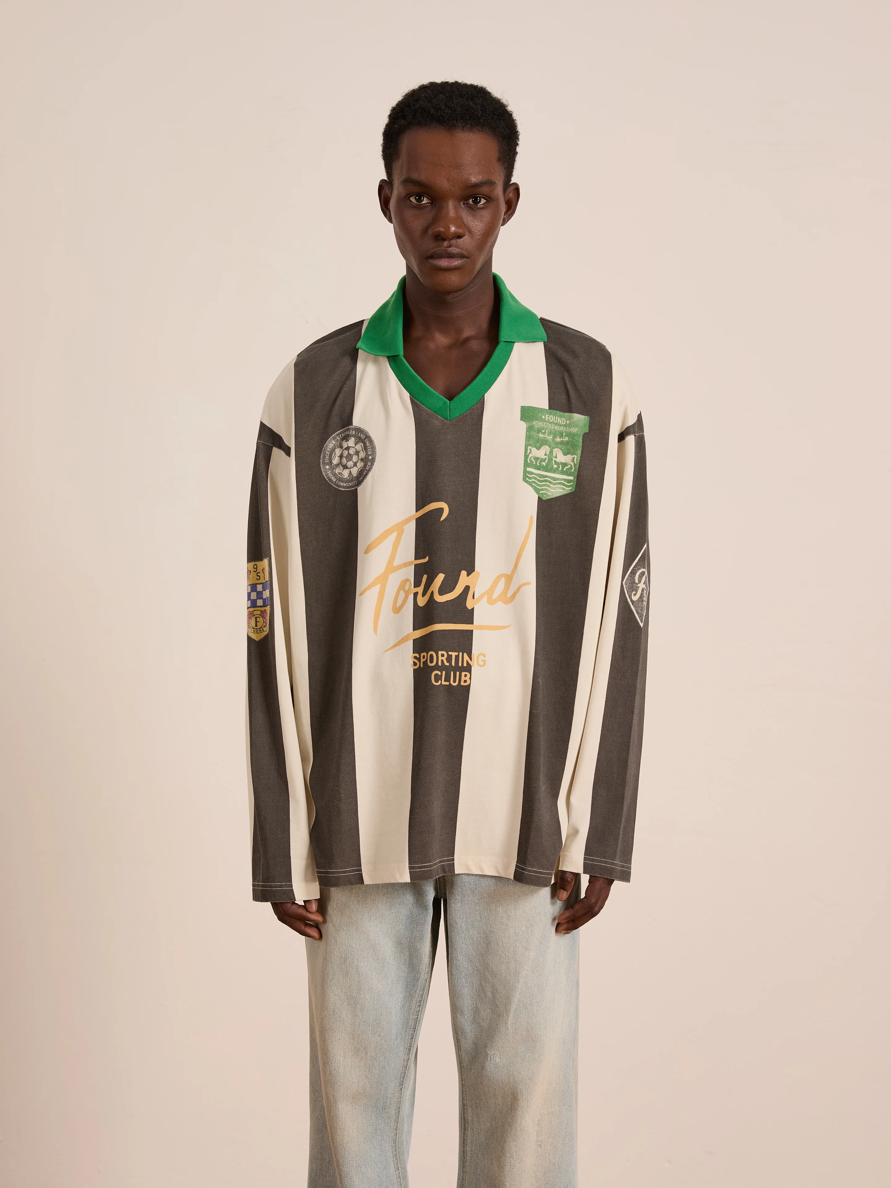 Striped Sport LS Jersey