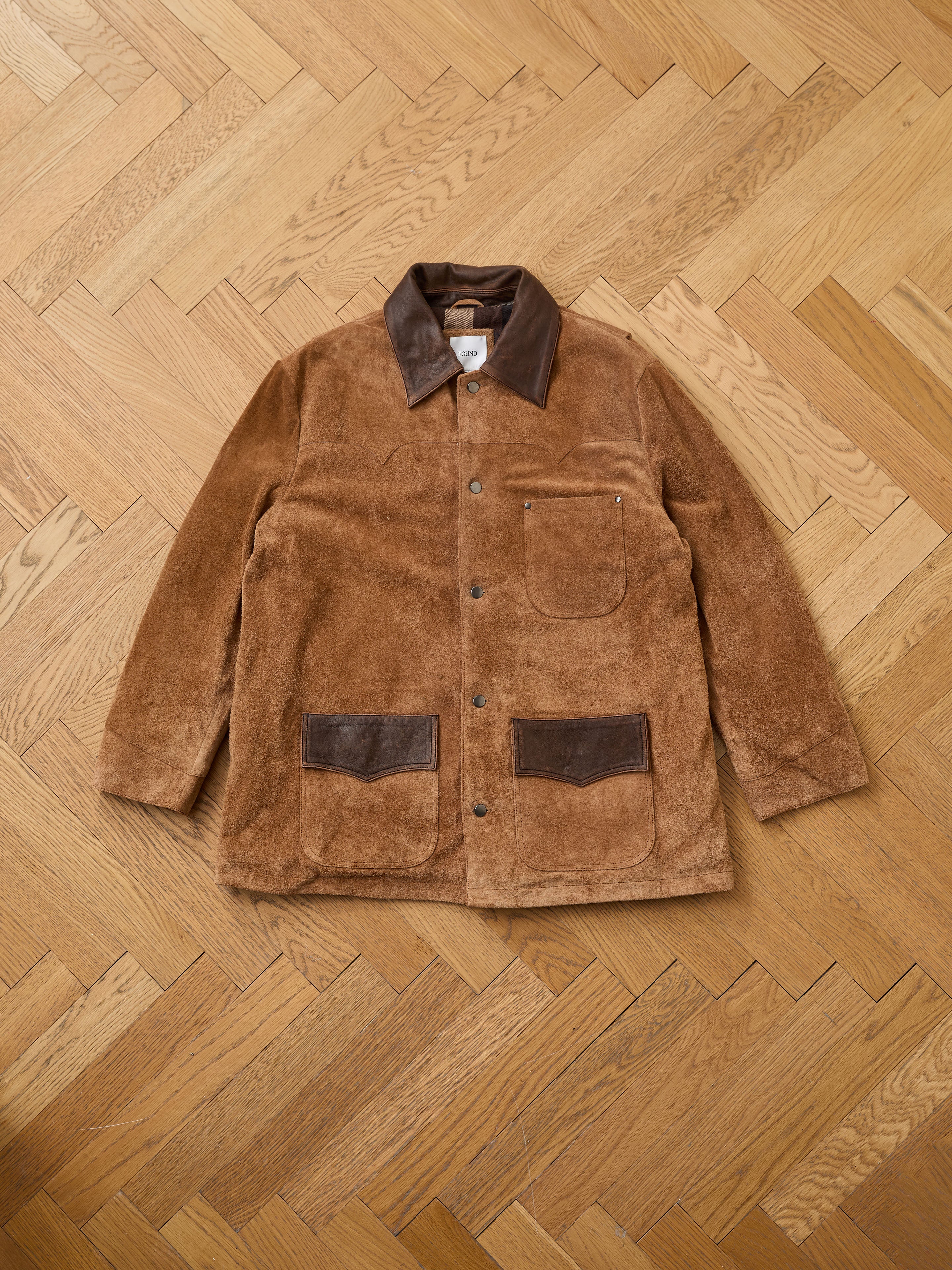 Suede Contrast Chore Jacket - Image 20