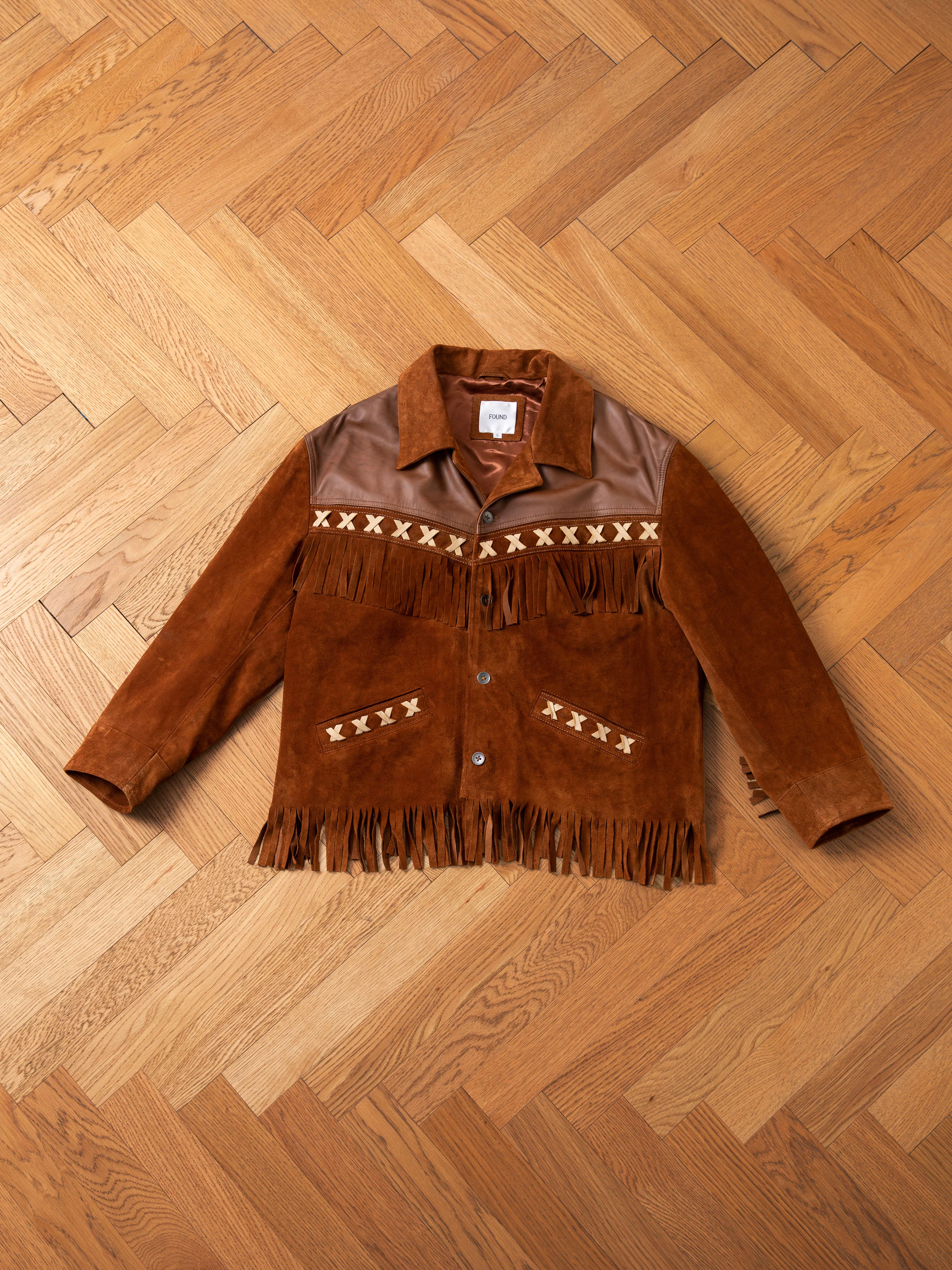 Western Fringe Suede Leather Jacket - Image 12